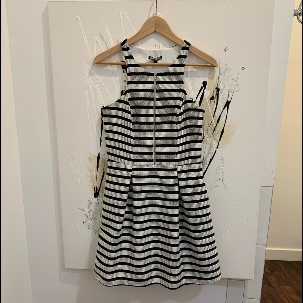 🤍EXPRESS🖤 evening cocktail black and white dress